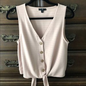 J.crew tie front top